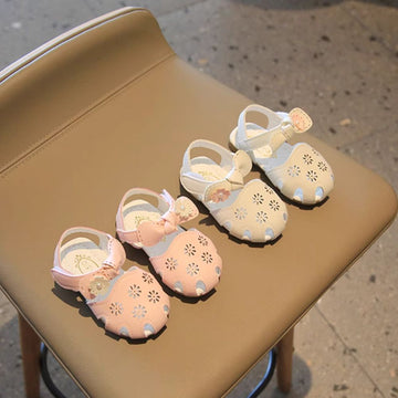 Princess Flower Cut-out Sandals for Girls
