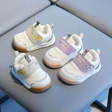 Kid's Dual-Color Velcro Sneakers