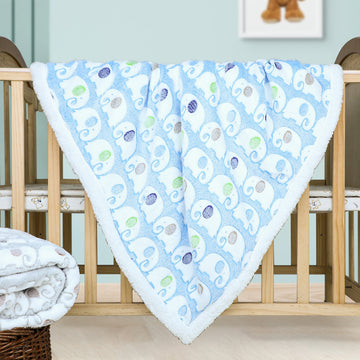 Double Sided Baby Blanket Fleeced