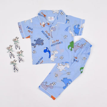 Muslin Cotton Printed Night Suit