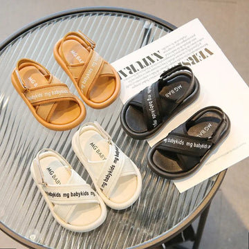Soft Flat Breathable Strap Sandals For Kids
