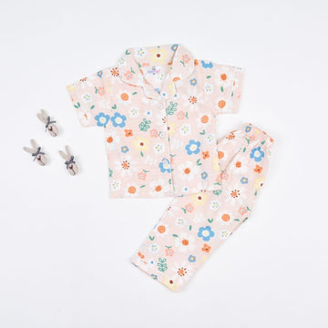 Muslin Cotton Printed Night Suit