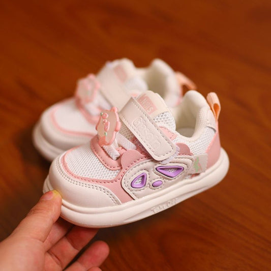 Trendy Dual-Color Velcro Sneakers for Kids