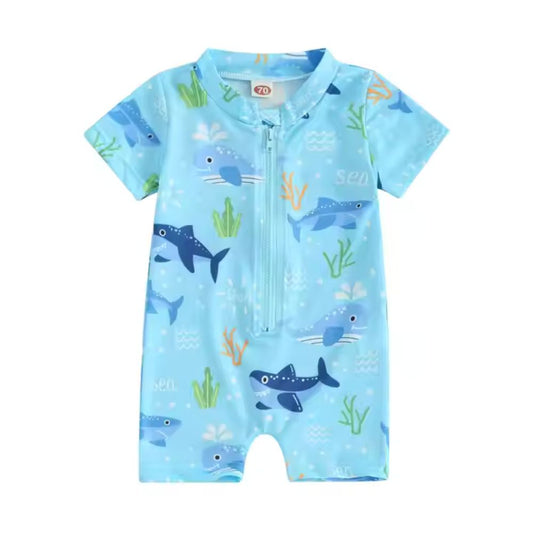 Boys Printed Swimsuit