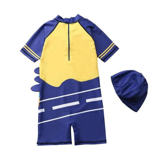 Dinosaur Printed One Piece Swimsuit