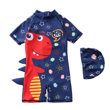 Dinosaur Printed One Piece Swimsuit