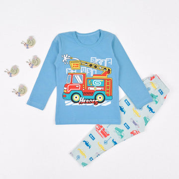 Long Sleeve Night Suit Pyjama