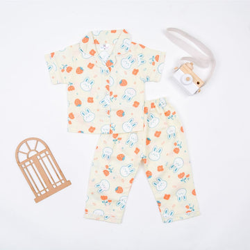 Muslin Cotton Printed Night Suit