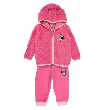 Baby Girl Fur Hoodie Full Suit