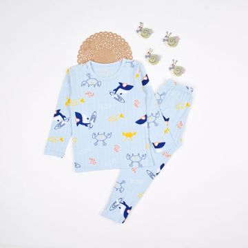 Night Dress For Kids Pajamas Set