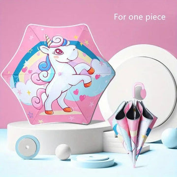 Unicorn Print Umbrella For Kids