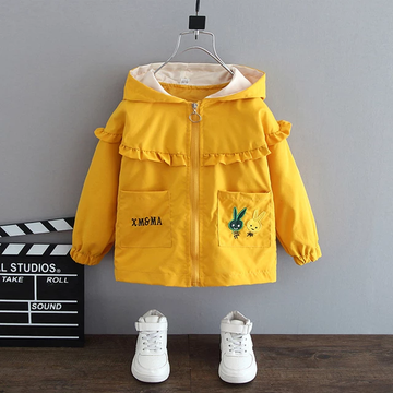 Cartoon Hooded Zipper Jacket