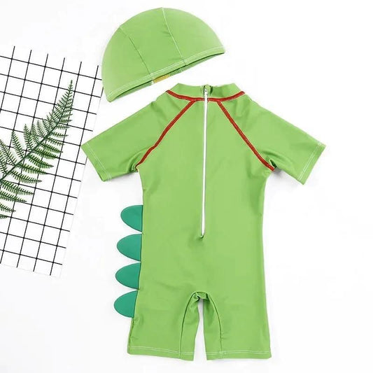 Dinosaur Designed One Piece Swimsuit