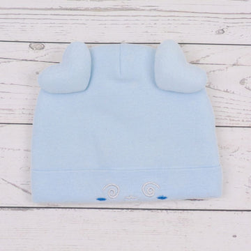 Dual Heart Embellished Cap Beanie For Baby