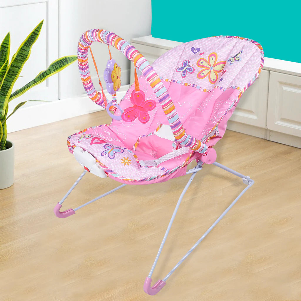 Baby's Bouncer Rocker With Musical Hanging Toys - Main Image