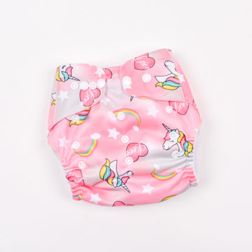 Unicorn Reusable Cloth Diaper with Insert