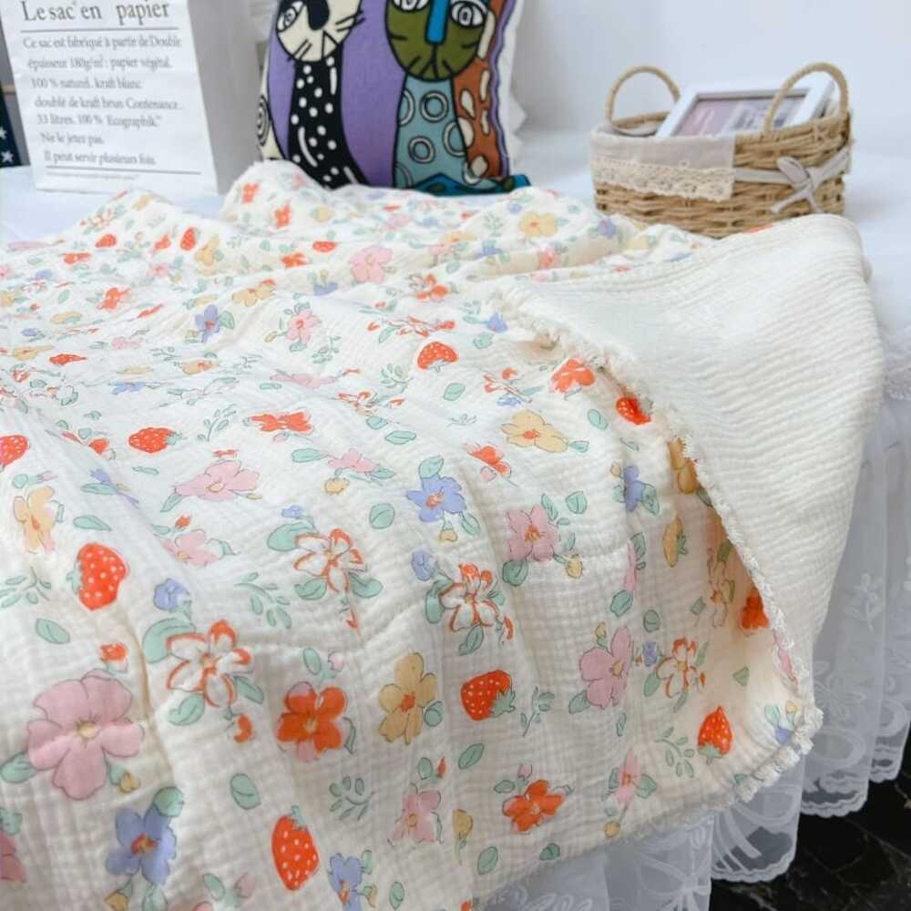 Size of baby sales blanket quilt