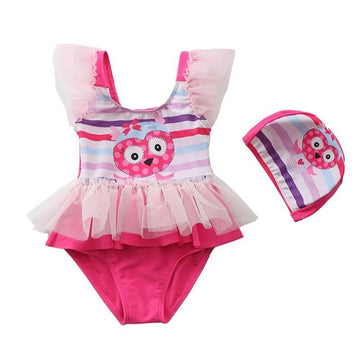 Girls One Pieces Swimsuit - Lace Style