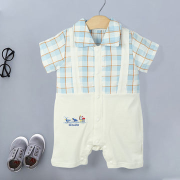 Short-sleeved Romper