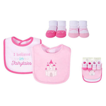 Newborn Baby Bibs and Socks Set