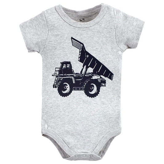 Construction Truck Theme Bodysuit, Shorts & Shoe Set