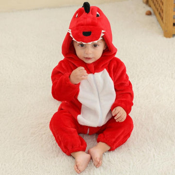 Animal Character Fur Romper for Kids