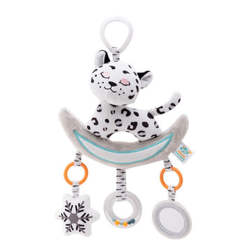 Snow Leopard & Zebra Hanging Soft Toy