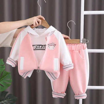 Little Girls’ Street SweatSet 3 pc Co-ord