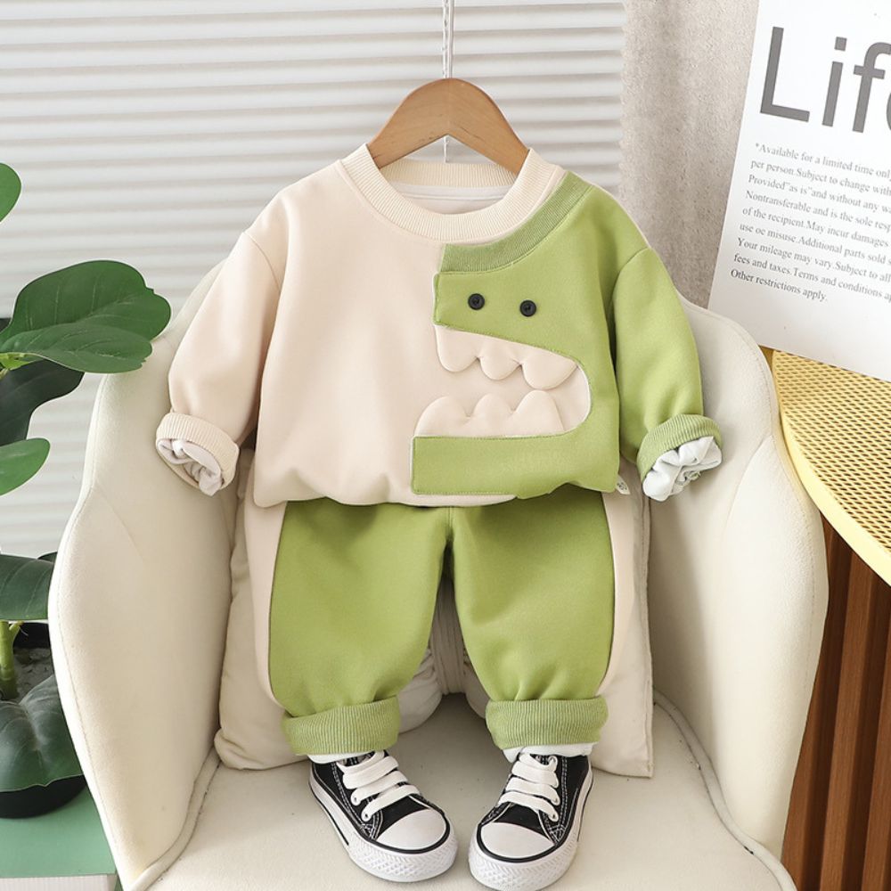 Kids Full Sleeve T-Shirt and Tracksuit Set - Main Image