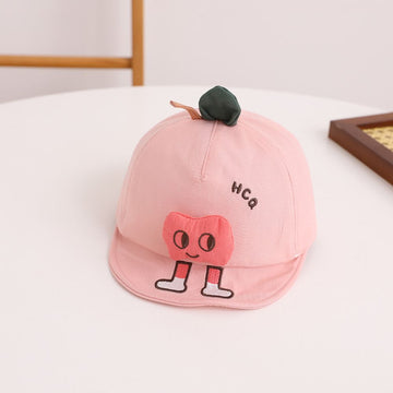 Pink 3D Character Cotton Cap 2 - 5 Year