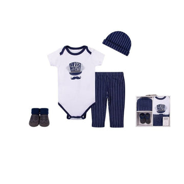 Classy Little Man Baby Boy Layette Set
