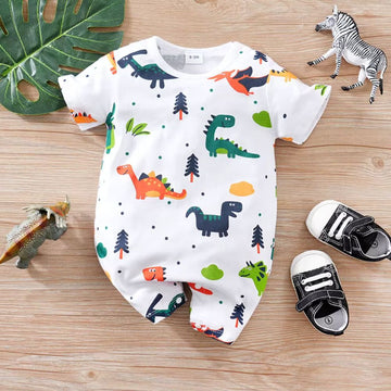 Baby Dinosaur Print Romper