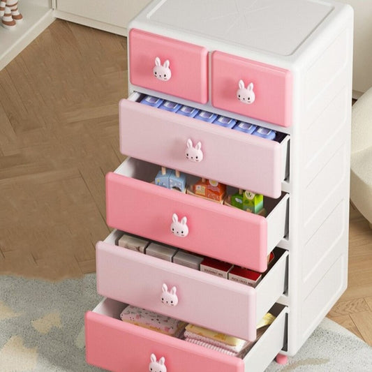 6 Layer Thickened Fibre Plastic Cupboard, Storage Drawers