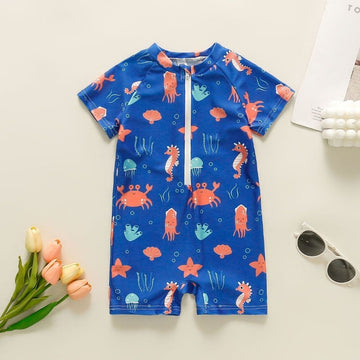 Baby Boys' Aquatic Adventure Rash Guard Swimsuit