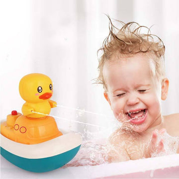 Electric Duck Water Spray Bath Toy Set