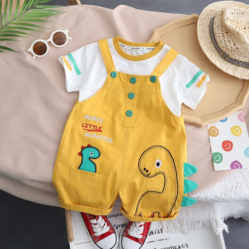 Cotton Tees And Dungaree Sets