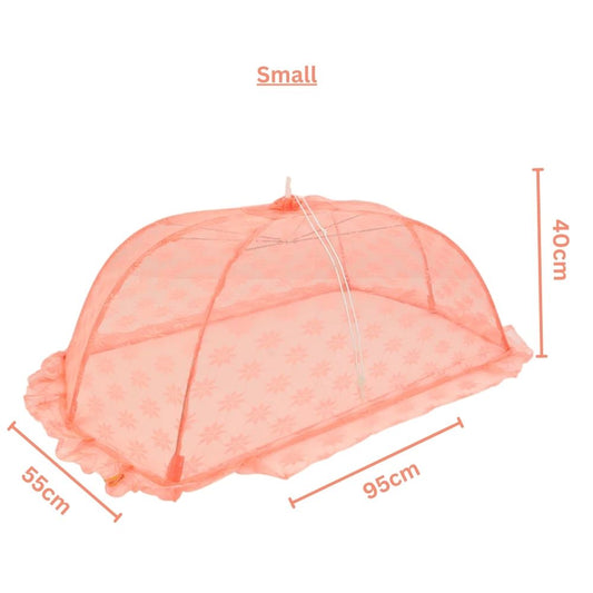 Floral Design Mosquito Net-(Orange)