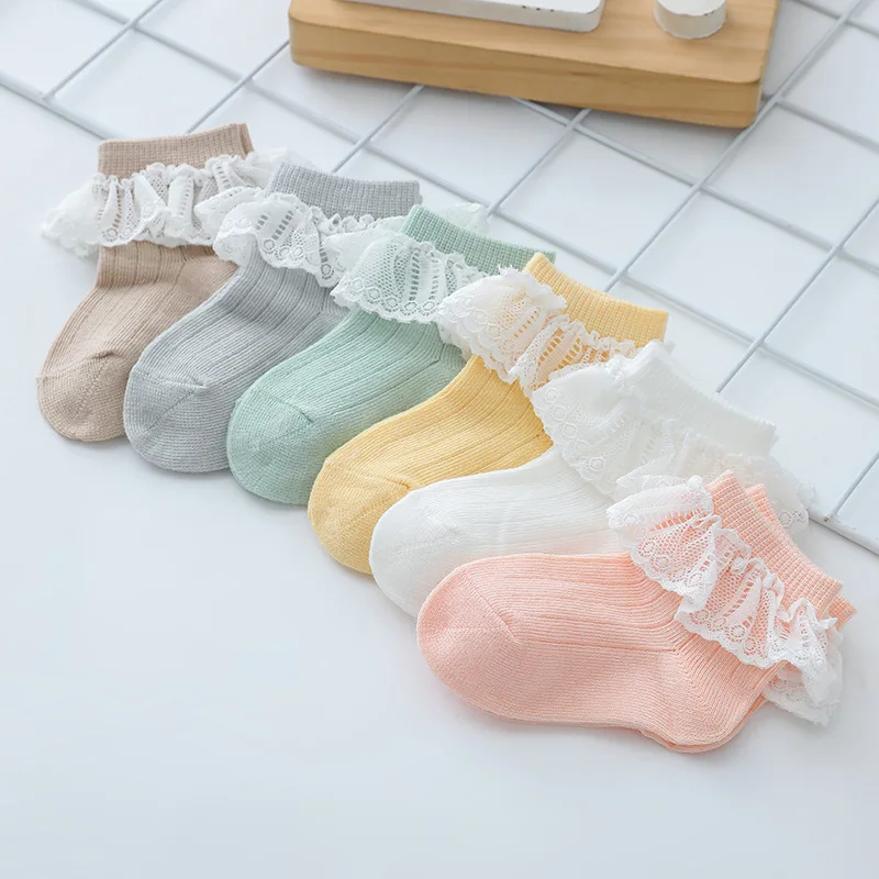 Fashion newborn lace socks