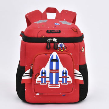 Space Adventure School Bag - Spaceship, Star, UFO, and Planets