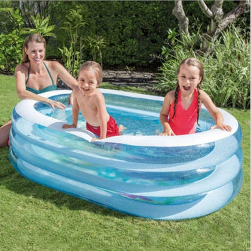 Inflatable Oval Shape Pool for Kids