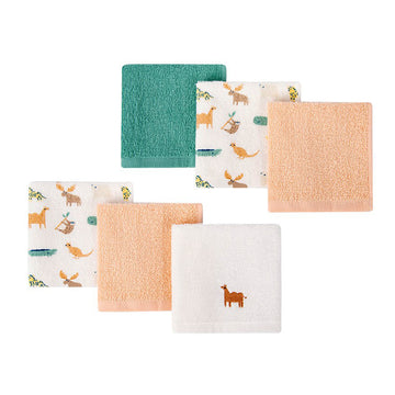 Set of 6 Baby Washcloths