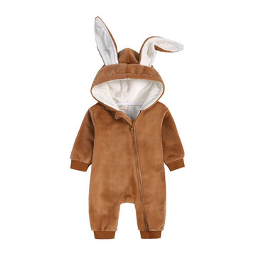 Cozy Full Fur Romper for Kids