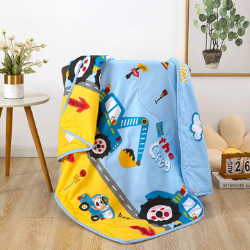 Soft Quilted Cozy Reversible Blanket