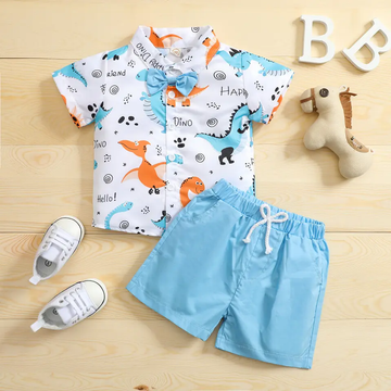 Printed Boy Shorts Set