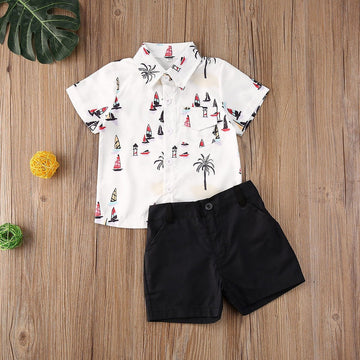 Stylish Half Shirt and Short Set
