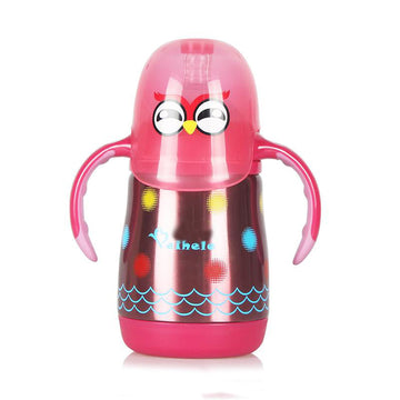 Stainless Steel Feeding Bottle With Twin Handle - 210 ml