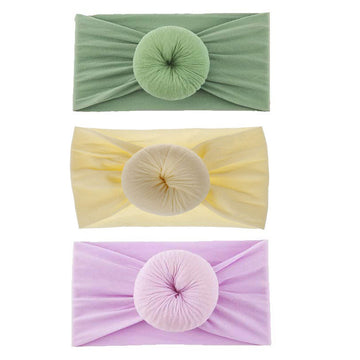 Chiffon Round Baby Girl Headbands
