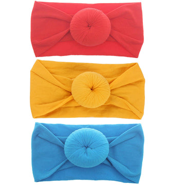 Chiffon Round Baby Girl Headbands