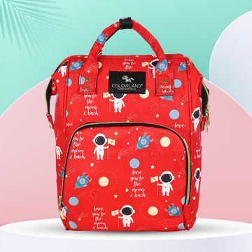 Space Printed Diaper Bag