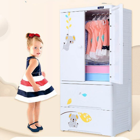 5 Layer Thickened Fibre Plastic Almirah Cupboard, Storage Drawers